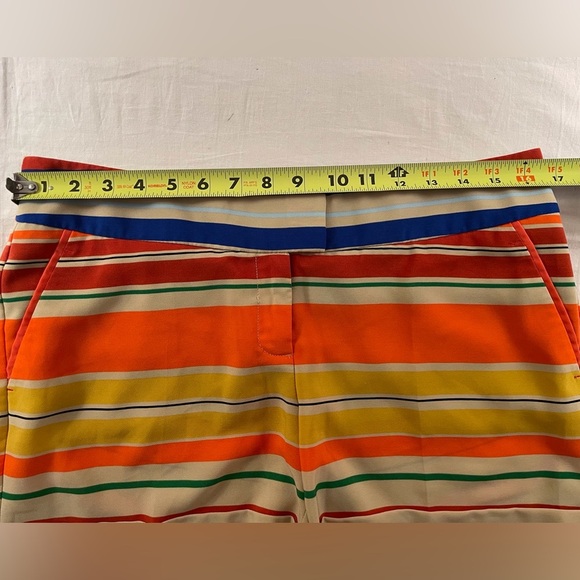 Outback Red Multicolored Striped Dress Shorts Size 10 - Picture 8 of 12